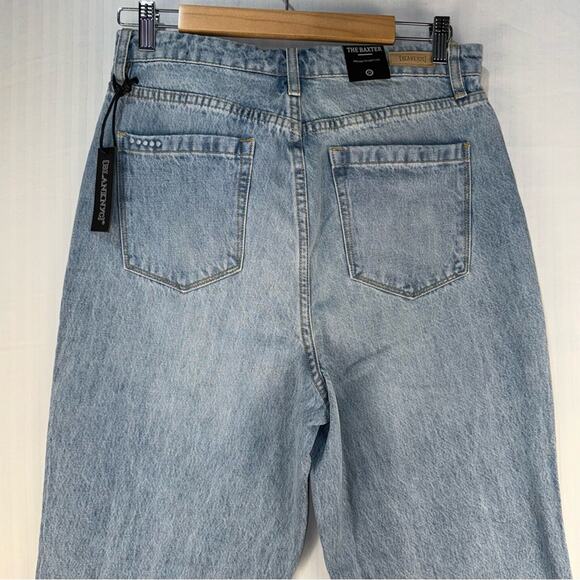 Blanc NYC The Baxter Denim Jeans Light Wash Women’s Size 6 Ribcage Straight Leg - Picture 6 of 8